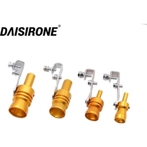 Motorcycle Car Exhaust Fake Turbo Whistle Pipe Sound Muffler Blow Off Valve Universal Simulator Whistler S M L XL