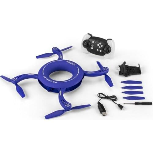 X48-1 Circle WIFI FPV 30W Camera RC Drone 2.4g Folding Rotate Dimension Maintenance Fixed Height Round RC Quadcopter