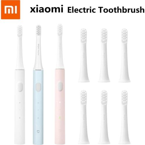Xiaomi Mijia T100 Sonic Electric Toothbrush Mi Smart Tooth Brush Colorful USB Rechargeable IPX7 Waterproof For Toothbrushes head