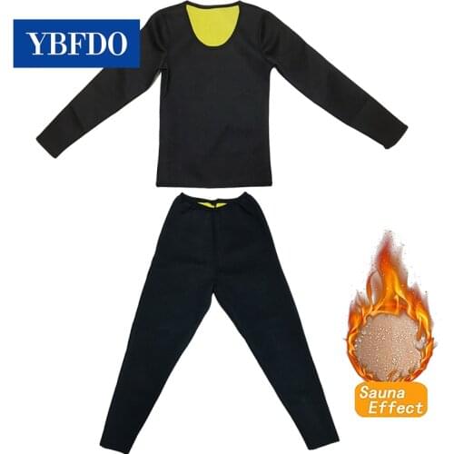 YBFDO Super shaper women corset stretch shirt sweat slimming Pants body shaper Sweat Sauna Suit Neoprene shapewear