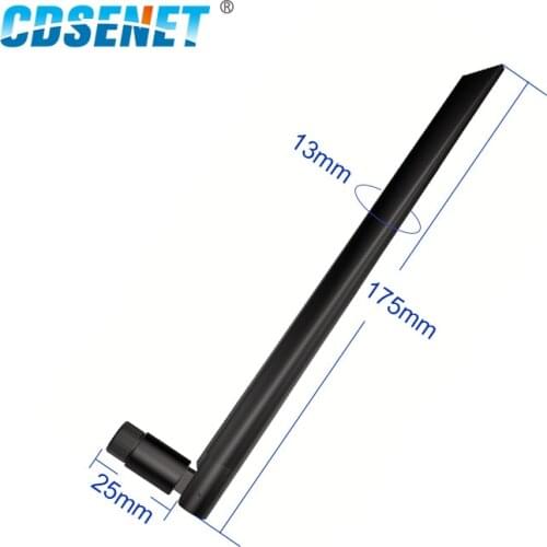 10pcs/lot CDSENET 490MHz radio Antenna TX490-JKD-20 SMA-J High Gain 3dBi Flexible Omnidirectional Aerial