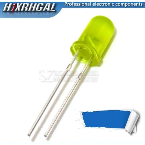 100pcs yellow clight-emitting diodes yellow turn yellow 5mm led new and original hjxrhgal