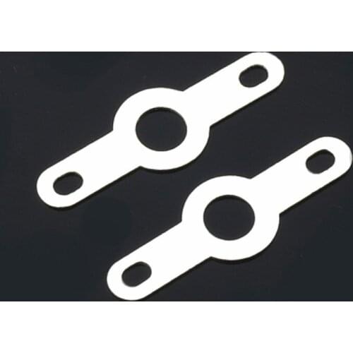 1000pcs 2.2 Inserts Plug Spring Terminal PCB Solder lug type thickness 0.3mm Copper washer, PCB welding sheet