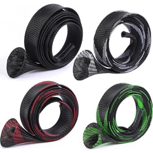 170cm Fishing Rod Protector Mesh Cover Telescopic Fishing Rod Sleeves with 4 Colors Optional