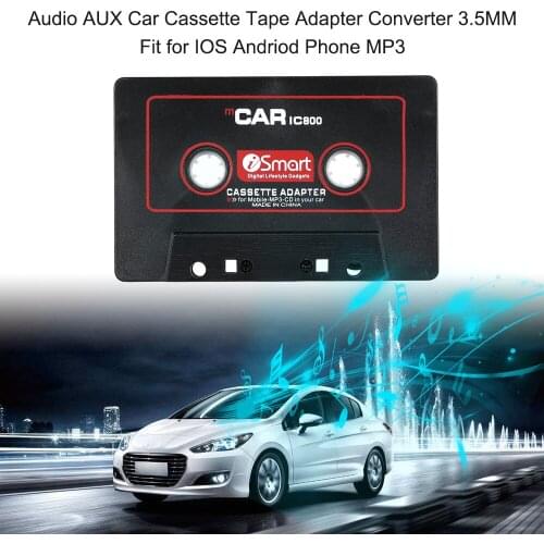 Car Styling Audio AUX Car Cassette Tape Adapter Converter 3.5MM Fit for MP3 MP4 computer and other player