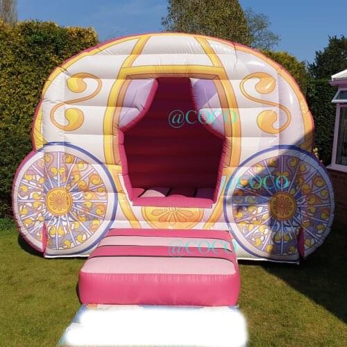 Free air ship to door,inflatable bouncing castle for kids,newest design pink inflatable jumper house bouncy castle for party