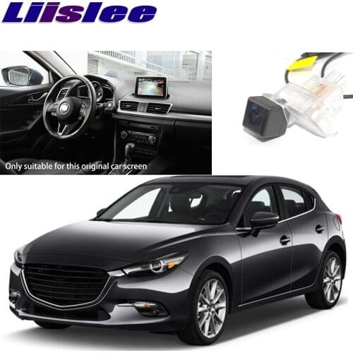 For Mazda 3 Mazda3 Axela Hatchback BM BN 2013~2019 Car Rear View Back Camera Connect Original Factory Screen Monitor