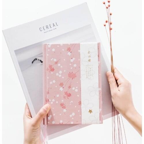 2020 New cute flower series hardcover colorful cartoon agenda planner organizer/diary weekly planner notebook stationery A5