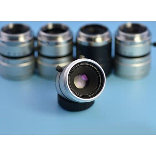Used original U-TRON FV2020 Machine Vision Low Distortion Fixed Focus Lens 20mm 1:2.0