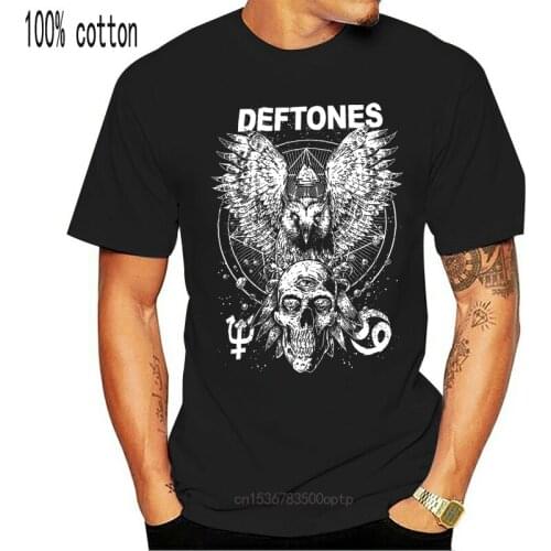 Deftones Owl And Skull T Shirt S M L Xl 2Xl Brand New Merchandise