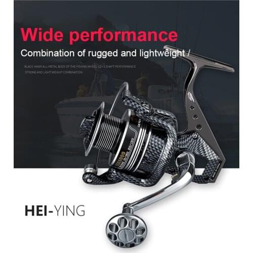 Hot Sale Fishing Reel 1000-7000 Metal Spool Spinning Reel Drag Metal Spare Spool Saltwater Reels Fishing Accessories