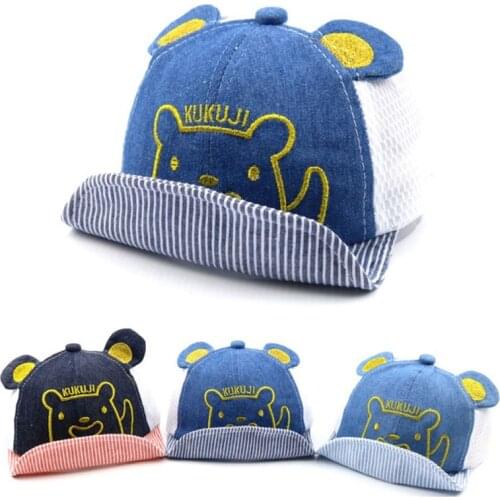 Baby Boys Girls Cartoon Hat Outdoor Sun Hats Baby Hat Newborn Summer Children Caps Baseball Net Cap Fashion s