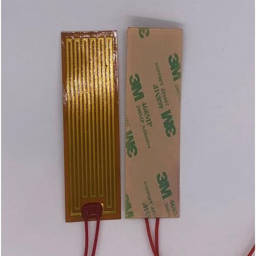 Heating element heating pan electric Element For 3D Printer 35x90mm 12V 9W, film polyimide heater heat rubber PI film flexible