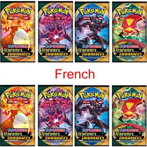 New French Version Pokemon Cards DARKNESS ABLAZE Evolution 360pcs Collectible Tradiner Card Game Toy for Child