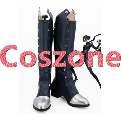 Persona 5 Makoto Niijima Cosplay Shoes Boots Halloween Carnival Party Cosplay Costume Accessory