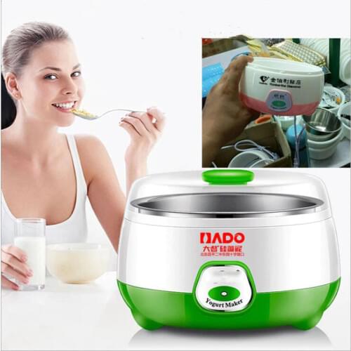 PA-12D Household Portable fashionable Automatic Yogurt Machine Constant Temperature Fermentation Mini Stainless Steel Inner tank