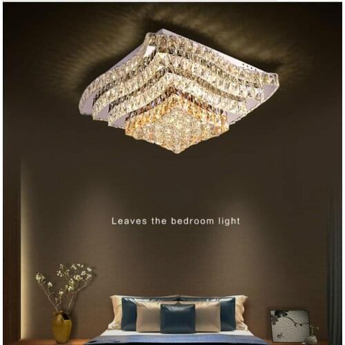 Modern Surface Mounted LED Ceiling Light L60cm W60cm Stainless Chrome Lustre Living Room bathroomlight Indoor LED Ceiling Lamp