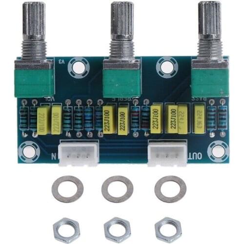 HIFI Amplifier Passive Tone Board Treble Bass Volume Control Preamp Board JR Deals