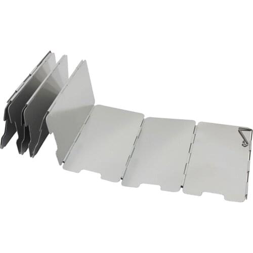 Camping Stove Windshield Outdoor Windscreen Portable Folding Camping Windscreen with Carry Bag, for Outdoor Camping Picnic