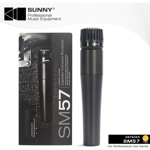 High Quality shure SM 57 SM57 57LC Unidirectional Cardioid Legendary Dynamic Vocal Wired handheld Microphone Karaoke Mic Mike