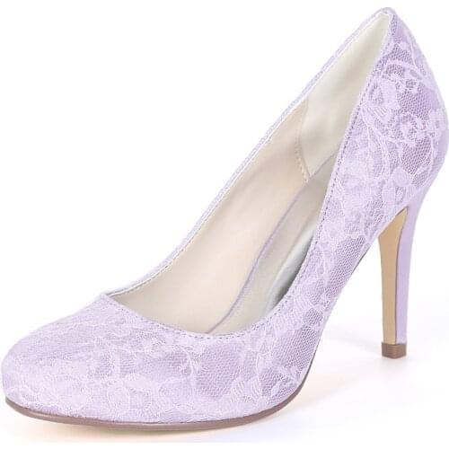 Creativesugar concise rounded toe lace lady high heels bridal wedding prom sweet dress shoes turquoise lavender mint green white
