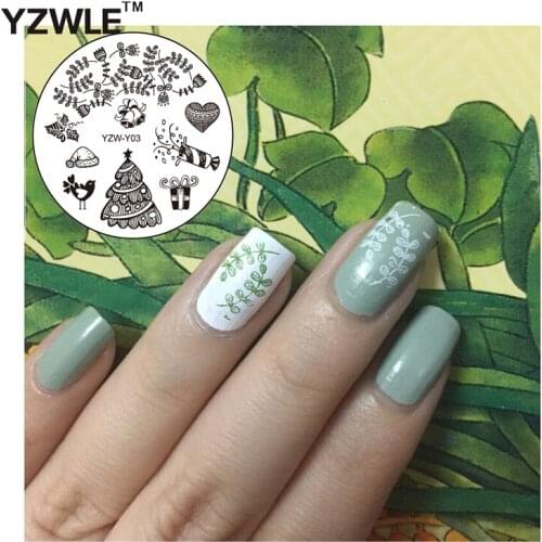 1 Piece 2020 Nail Art Stamp Stamping Template Plate YZWLE Nail Stamping Plate Tools