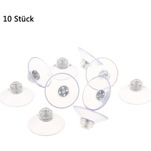 10Pcs With M4 Thread 40mm Suction Cups With Knurled Nut Clear for Kitchen Suction cup with screw Storage Hanger Home Tools