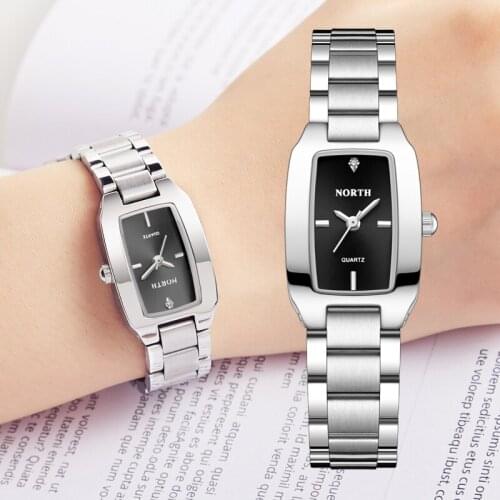 NORTH New Watches Womens Simple Gift Wife Fashion Top Brand Lady Wrist Watches Luxury Clock Quartz Watch Women Relogio Feminino