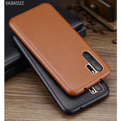 Fashion Luxury leather lychee pattern Half-pack mobile phone Case for Huawei P30 P40 Pro Mate 30 Pro Mate 20Pro Case Cover Capa