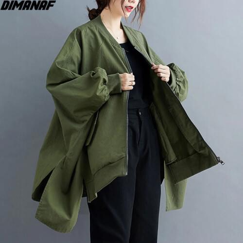 DIMANAF Women's Bomber Jackets