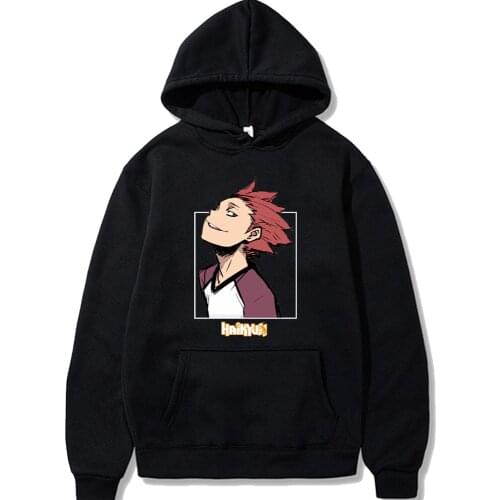 Mens Hoodie Sweatshirt Men 2020 Graffiti Oversized Japanese Anime Haikyuu Streetwear Hip Hop Hoodie Men Sweatshirts Hoodies