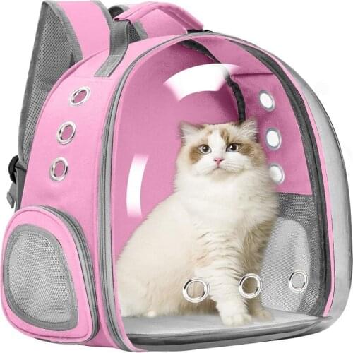 Breathable Cat Backpack Carrier Cat Carrier Bag Cat Cage For Pets Travel Space Capsule Cage Dog Carrier Pets Carrier Bags