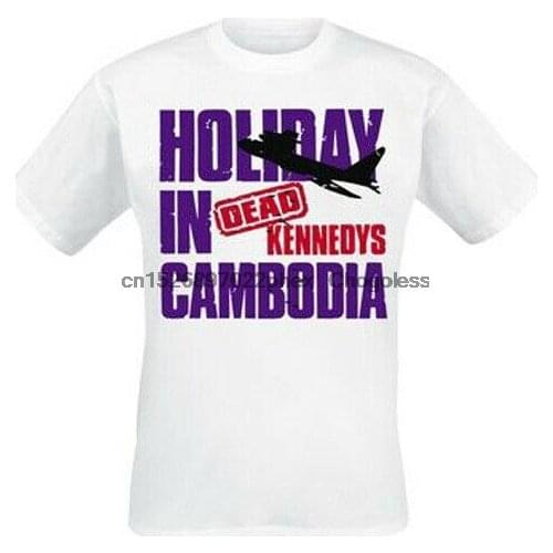 Dead Kennedys - Holiday In Cambodia - White T Shirt (Jello Biafra) punk
