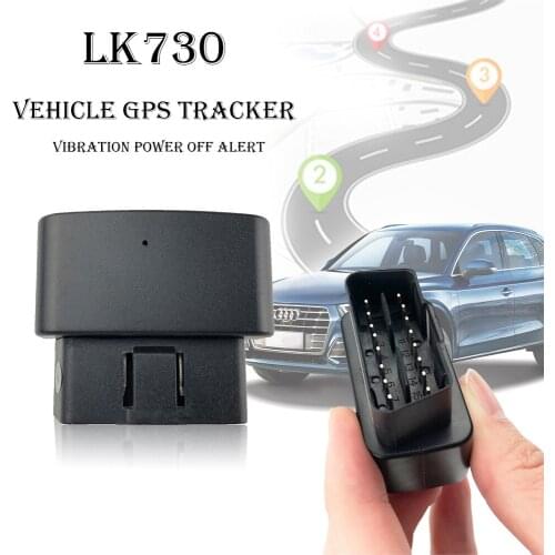 TKSTAR GPS Tracker LK730 Car OBD2 Mini GSM GPS Locator Tracking Device Easy Installation Localizador Realtime Tracking Free APP
