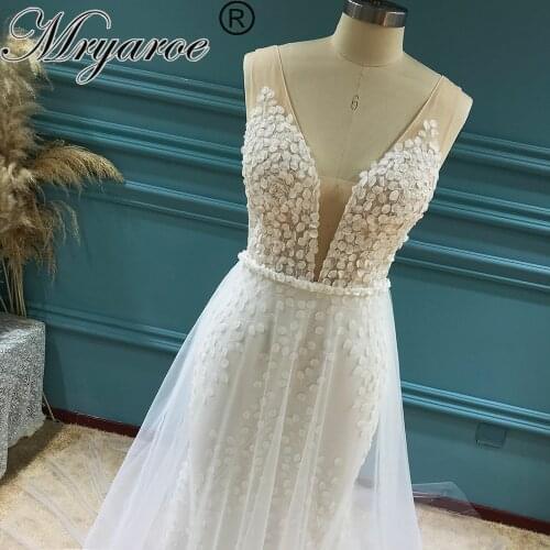 Sleeveless Wedding Dresses Mryarce China