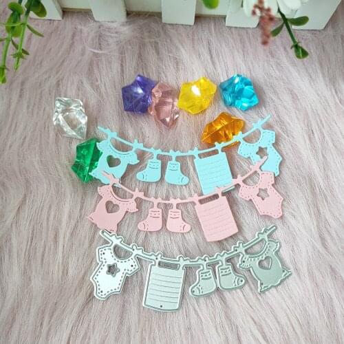 New Baby clothes, hangers metal cutting mould pattern scrapbook die embossing DIY handicraft paper card photo album metal