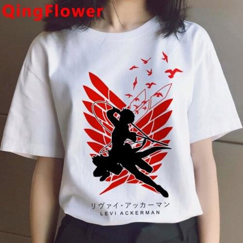 Attack on Titan Shingeki No Kyojin Titans Attack top tees tshirt women vintage white t shirt casual t shirt top tees vintage