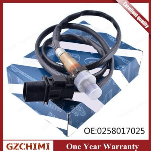 OEM 0-258-017-025 30-2004 0258017025 Lambda O2 Exhaust Gas Oxygen Sensor For VW Skoda Audi LSU 4.9 Wire Band