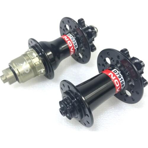 Novatec D791SB D792SB MTB disc brake hub front 5mmx100mm rear 9mmx135mm TA thru QR 24H 28H 32H mountain bike SHM 10s 11s XD XX1