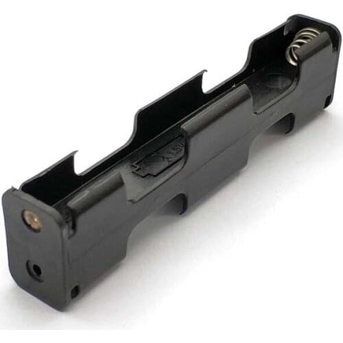 4 x AA Batteries Back To Back Holder Storage Box Double-sided 4 Slots AA Battery Holder Plastic Case For Soldering Connecting