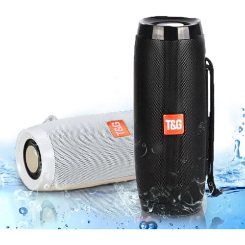 Portable Bluetooth-compatible Speaker waterproof Wireless LED Speakers FM radio USB speaker music center