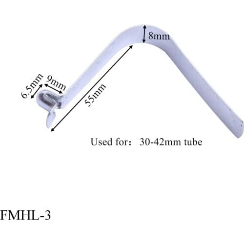 Manufacturer Single Head V Shape Tent Poles Lock Spring Button Clip Flat Type For Awning