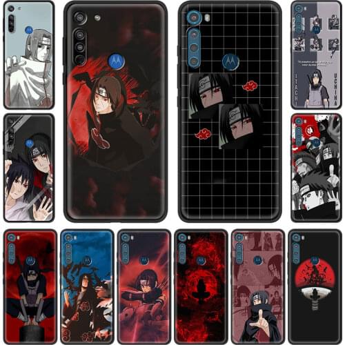 Luxury Phone Cover for Motorola G8 G9 G Power E6S Edge G10 G30 G9 One Fusion Plus Play 5G Silicone Case Akatsuki Anime