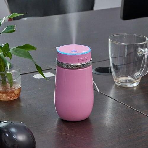 12V Car Air Humidifier 300ML Vaporizer Purifiers USB Ultrasonic Cool Mist Humidifier LED Car Air Freshener