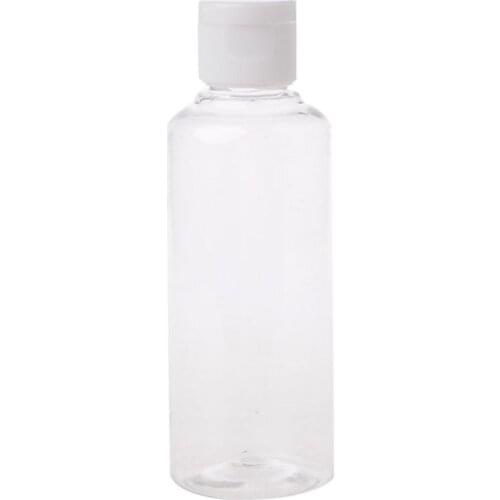 100ml Travel Makeup Empty Plastic Bottles Flip Cap For Liquid Lotion Cream 2XPB