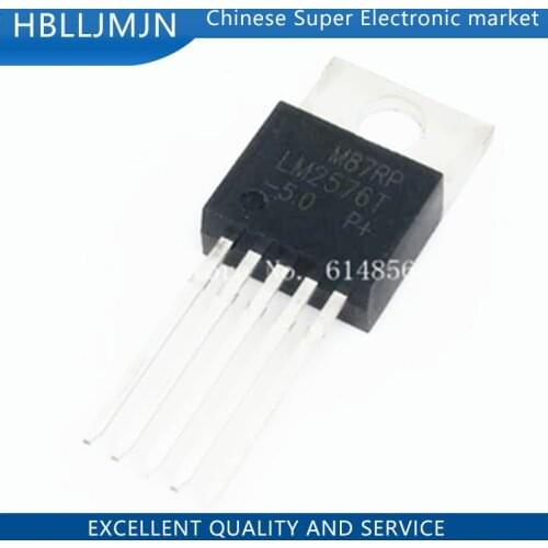 10PCS LM2576T-5.0 TO220 LM2576-5.0 TO-220 LM2576T-5 LM2576T-5V
