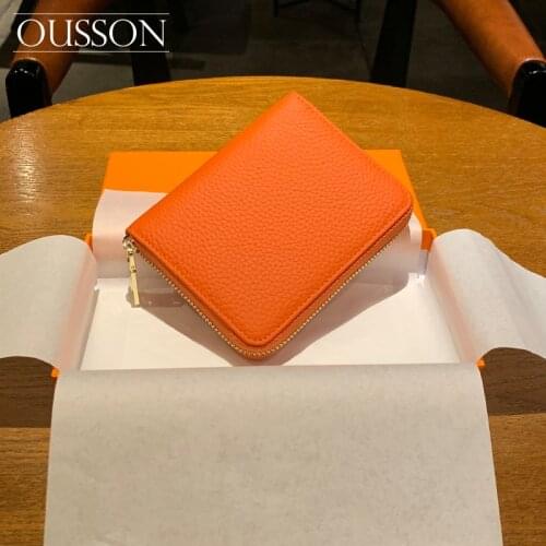 2020 Genuine leathercredit card wallet creative organ shape storage bag small bag business credit card package package wallet