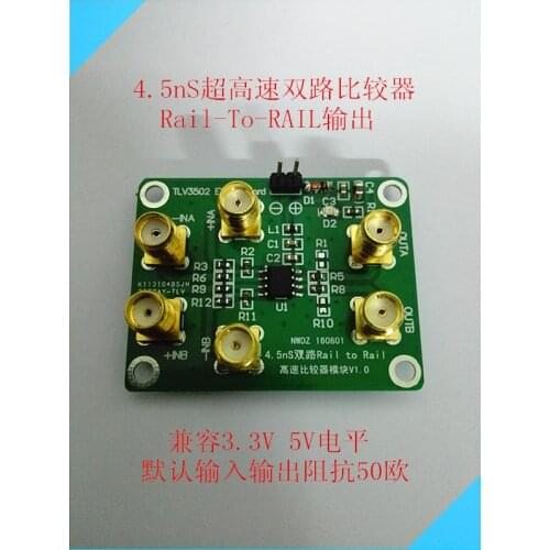 4.5ns Ultra High Speed Dual Circuit Voltage Comparator Rail to Rail Output Tlv3502 Evaluation Board