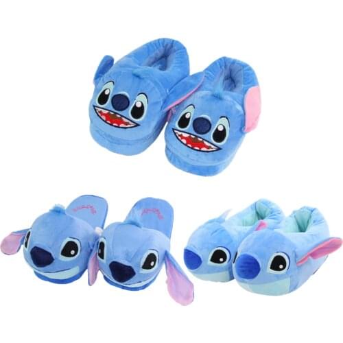 Disney Lilo Stitch Plush Toys Decor Home Doll Winter Children Stuff Slippers Stitch Anime Toys Collectible Action Plush Doll