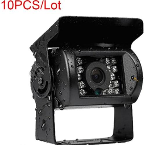 10pcs Rear View Backup Reversing CCD HD CCTV Camera for Truck Lorry Pickup Bus Vehicle Caravans Camper Van Car - DC 12V - 24V